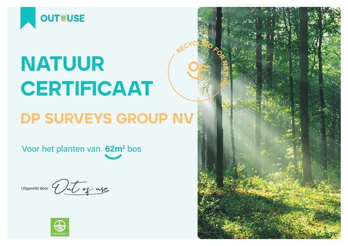 Reforestation certificate (2025)
